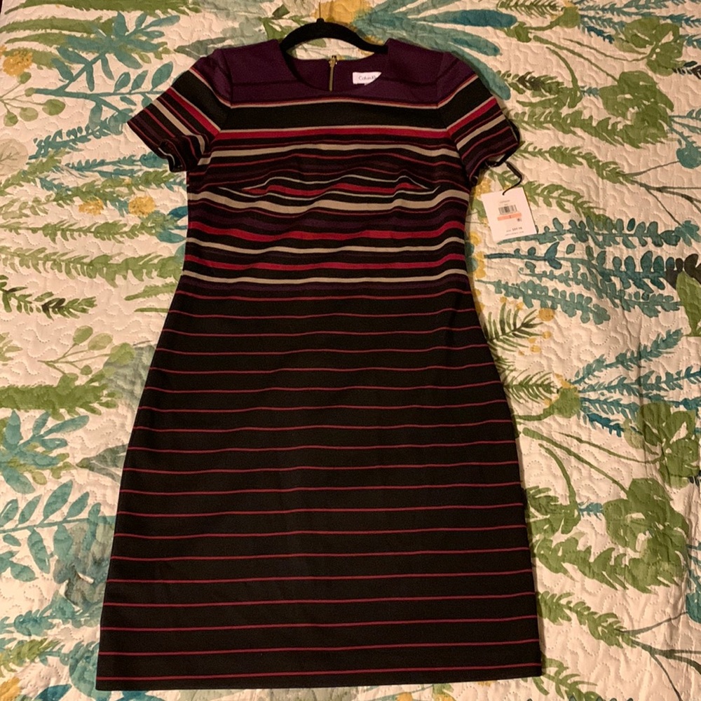 Calvin Klein petite short sleeved dress